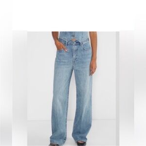 Denim forum the farrah high rise Wide-Leg Jeans size 27  28L